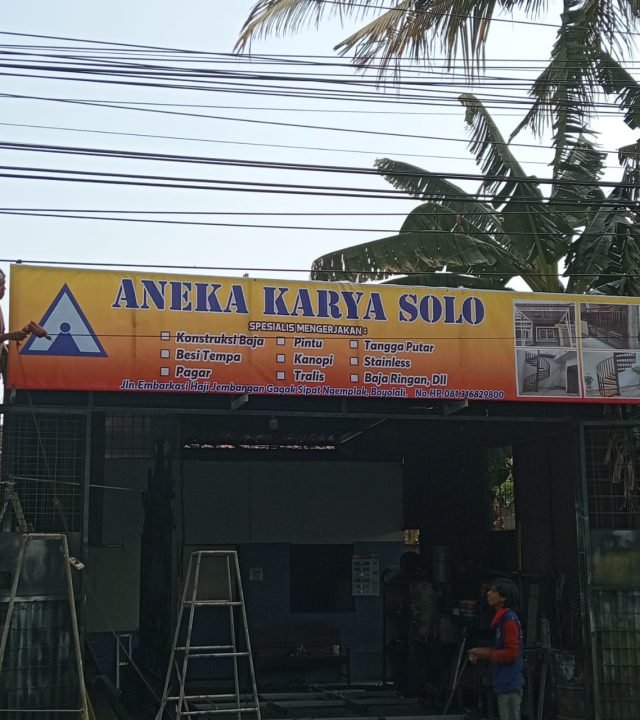 workshop bengkel las aneka karya solo tampak depan